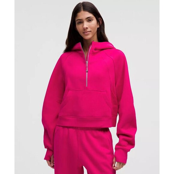 Scuba Oversized Half-Zip Hoodie - Passionate - Picture 1 of 3
